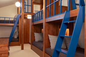 Slopeside Contemporary Bunk Room