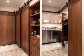 Silver Lake Eclectic Laundry Room