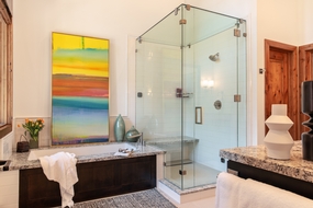 Slopeside Contemporary Master Bathroom