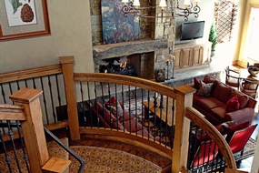 Stag Lodge Living Upper Stair
